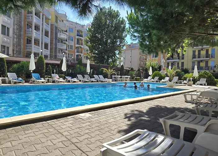 Lägenhetshotell Vanilla Garden Slăntjev Brjag